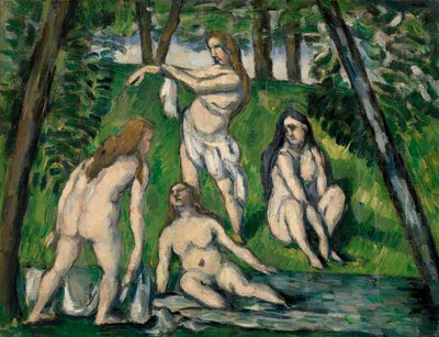 Four Bathers, 1876-77 by Paul Cézanne